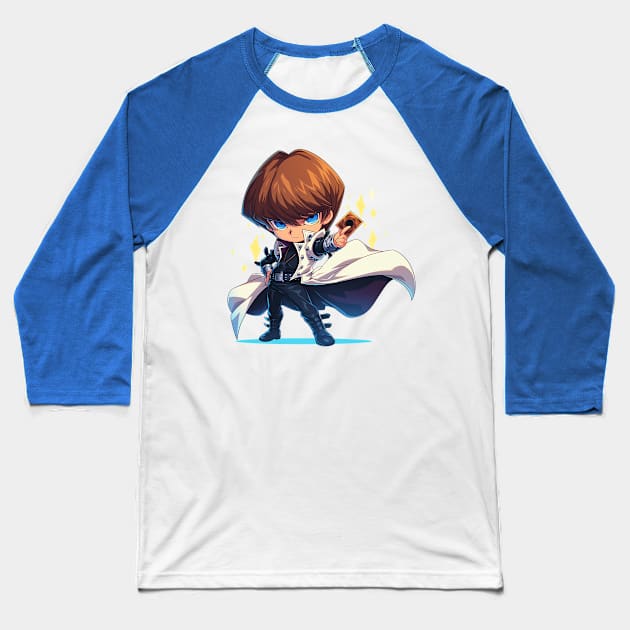 kaiba Baseball T-Shirt by StevenBag